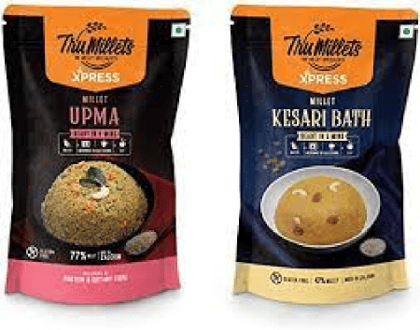 Combo -X Trumillet Upma , X Trumillet KesriBath- Each 180gms- Instant Ready Mix -5 Minutes