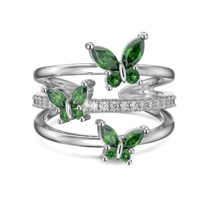 FLY HIGH RESIZABLE RING - Fine Silver-Resizable / Silver