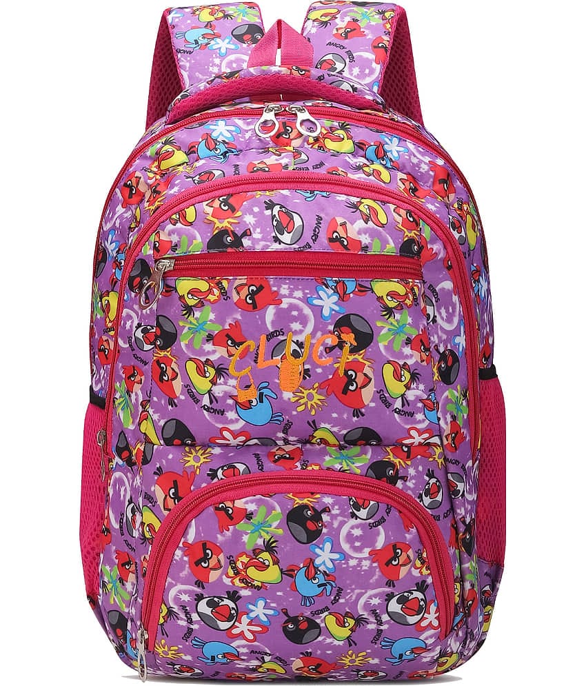 CLUCI Multi Color Polyester Backpack For Kids
