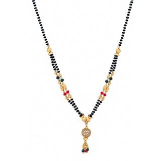 Arch Fashion Gold Plated Brass  Copper Festive/Designer Mangalsutra