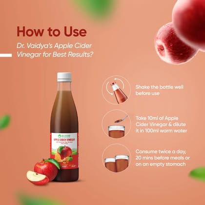 Ayurvedic Apple Cider Vinegar by Dr. Vaidya’s - Pack of 1