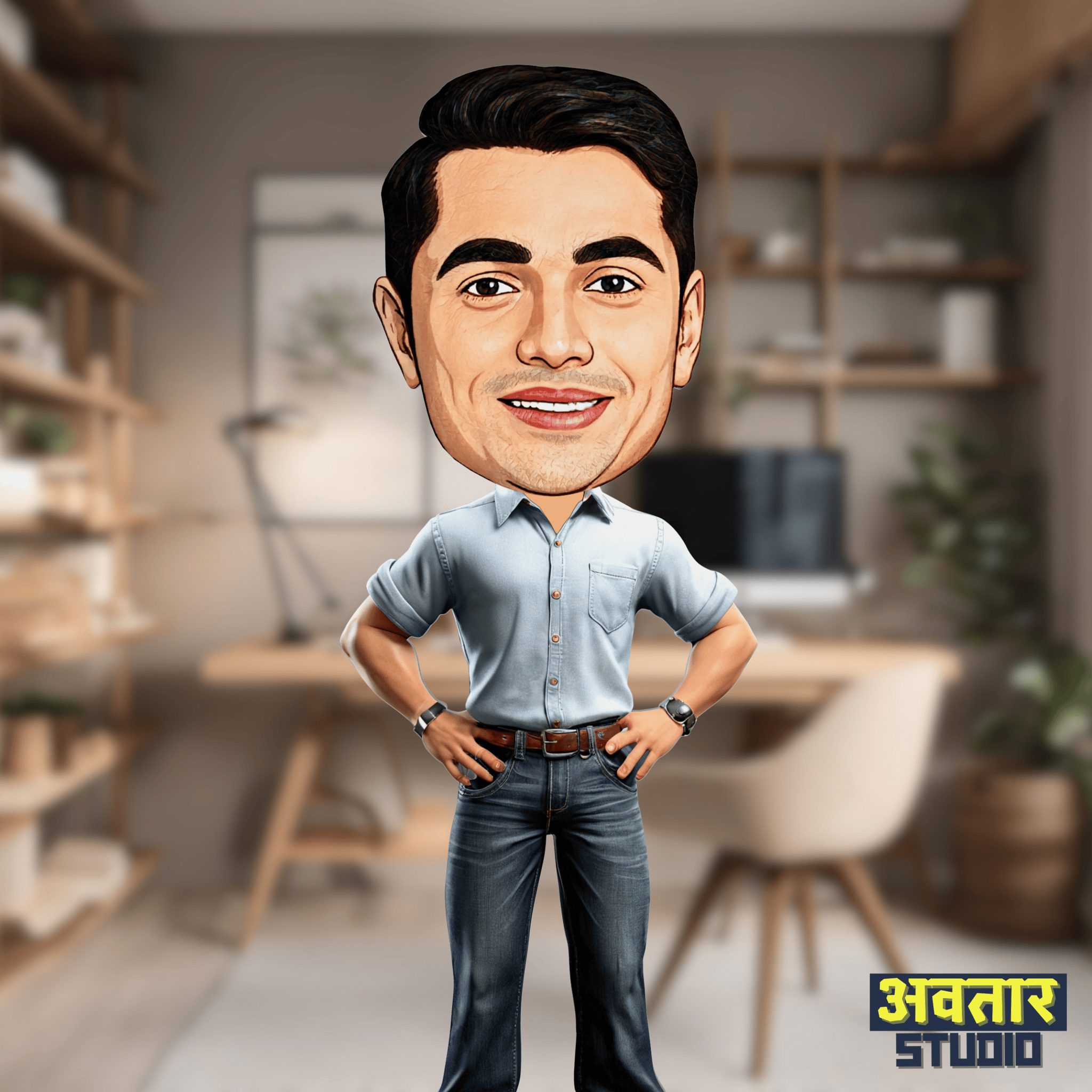 Avatar Display Picture (DP) - MAN POSE - 2