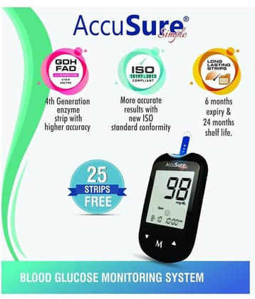 Accusure Simple Blood Glucose Monitor