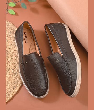 Sir Corbett Brown Men's Slip on Shoes