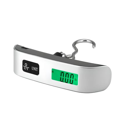 Premium Digital Luggage Scale 50kg/110lb with LCD Display, Auto Lock, Tare, & Temperature Sensor Premium Digital Luggage Scale 50kg/110lb with LCD Display, Auto Lock, Tare, & Temperature Sensor