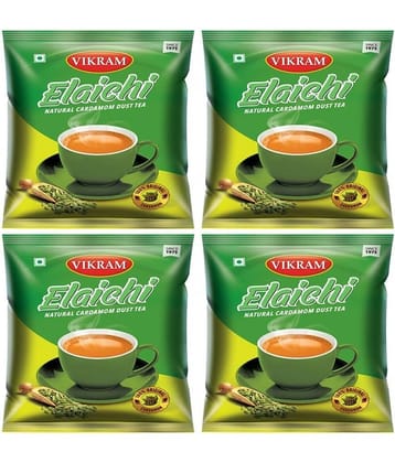 VIKRAM Assam Tea Powder Elaichi Tea 1000 gm Pack of 4