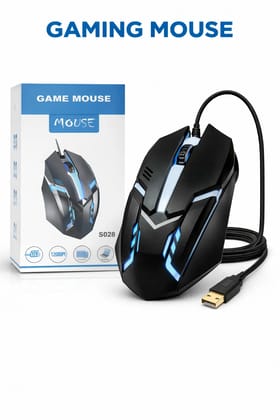 Wired Gaming Mouse | High Precision Sensor | Ergonomic Build | Windows/Mac Support