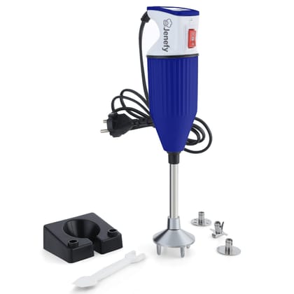 Jenefy Electric Hand Blender Stainless Steel 360W with dual speed & multi attachment Egg Beater blending Coffee Lassi Salad Juice Buttermilk maker Home office pantry canteen kitchen chef use
