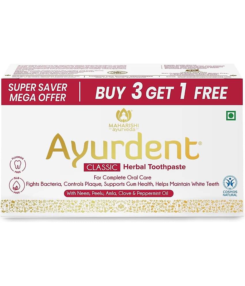 Maharishi Ayurveda Total Health Toothpaste Pack of 4