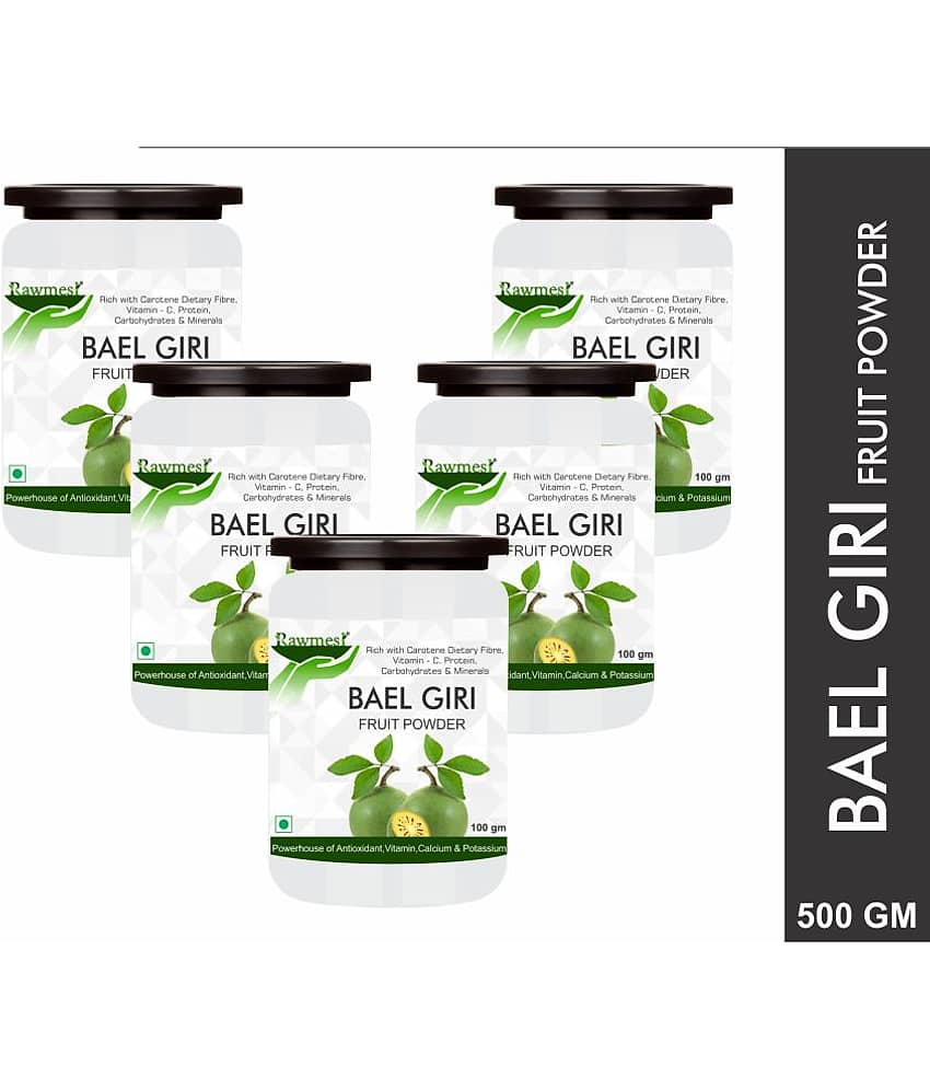 Rawmest Bael Phal, Bael Fruit, Baelgiri, Baelfal Powder 500 Gm Pack of 5
