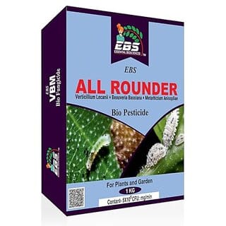 EBS Bio ALL ROUNDER (verticillium Lecanii + Beauveria Bassiana + Metarhizium Anisopliae) for Plant Nursary and Garden