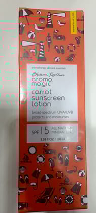 Blossom kochhar aroma magic carrot sunscreen lotion 100 ml