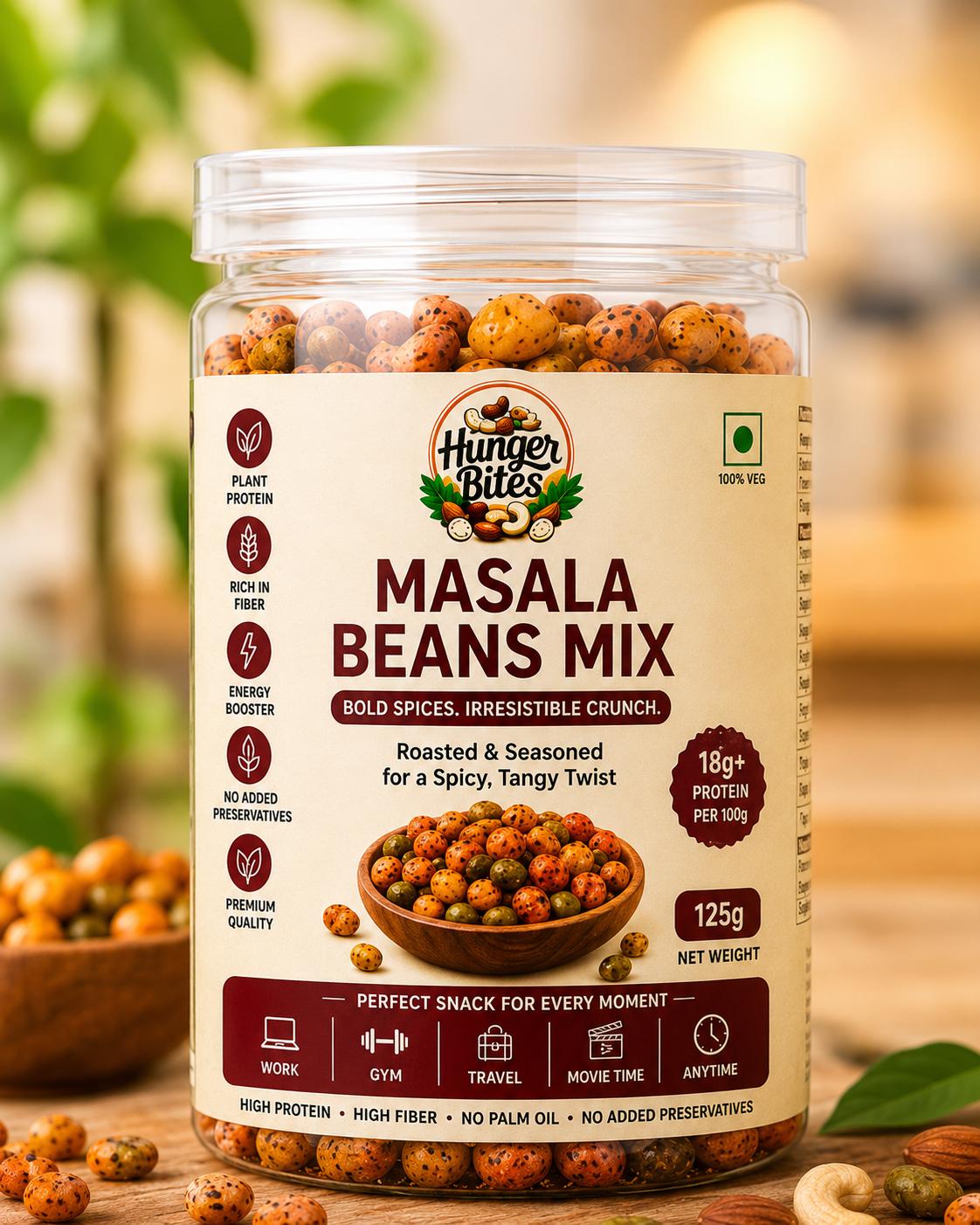 Hunger Bites Masala Beans Mix
