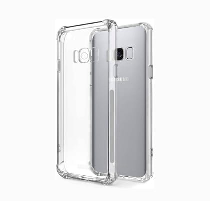 PLUGTECH TPU Ultra Hybrid Clear Camera Protection Back Cover Case for Samsung S8