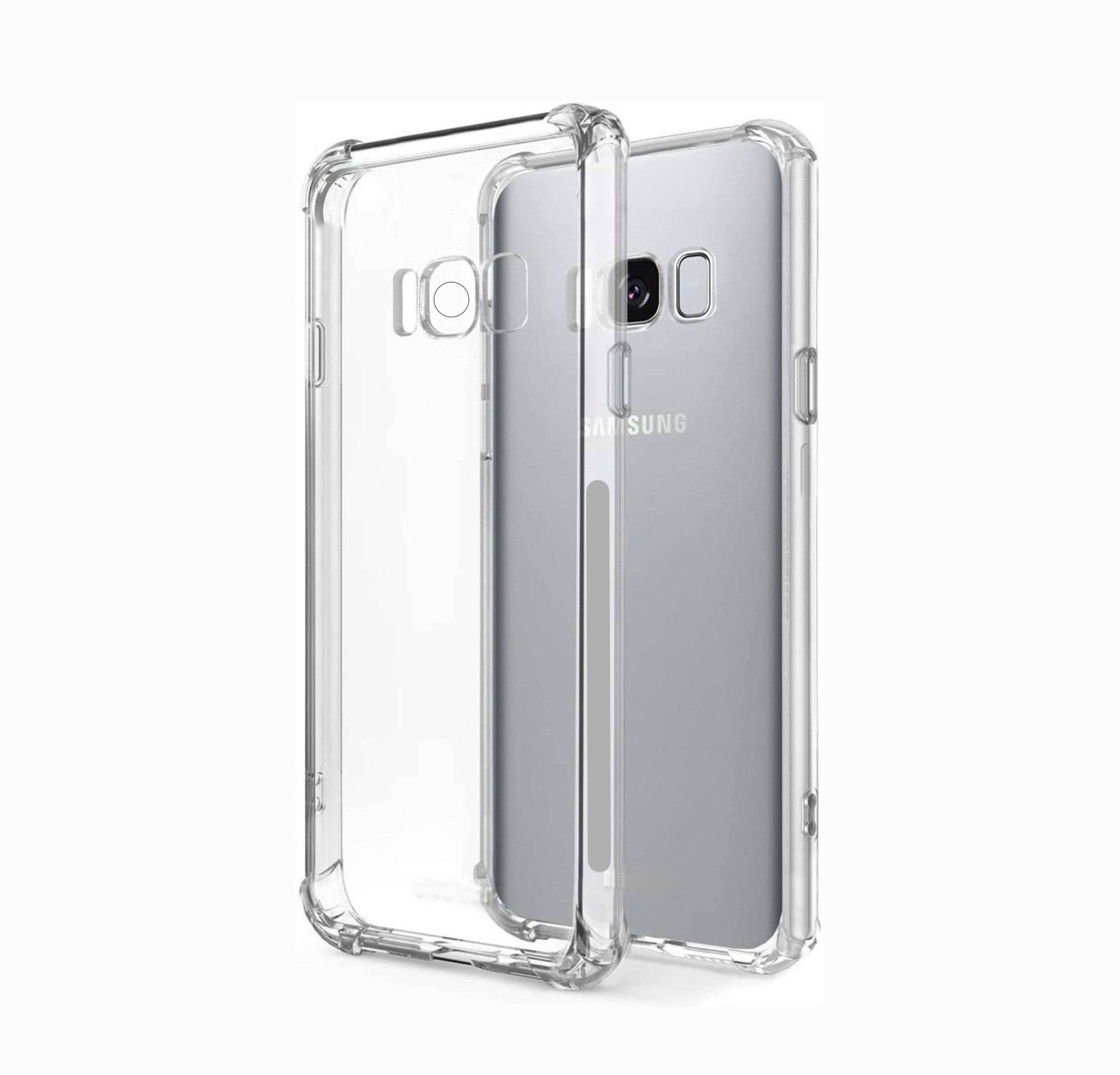 PLUGTECH TPU Ultra Hybrid Clear Camera Protection Back Cover Case for Samsung S8