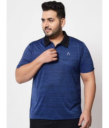 AUSTIVO - Sky Blue Polyester Regular Fit Men's Sports Polo T-Shirt ( Pack of 1 )