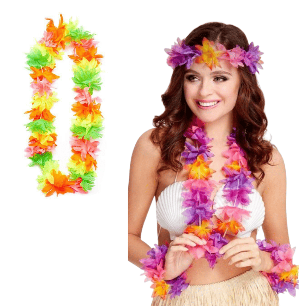 Neon Lei Set Multicolor