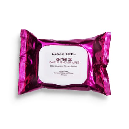 Colorbar On The Go Makeup Remover Wipes, 30 Wipes Colorbar On The Go Makeup Remover Wipes, 30 Wipes