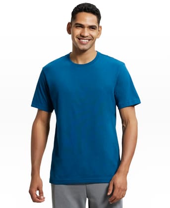 Jockey Men's Regular Fit Round Neck Half Sleeved T-Shirt 2714_Seaport Teal_XL Jockey Men's Regular Fit Round Neck Half Sleeved T-Shirt 2714_Seaport Teal_XL - Seaport Teal / XL
