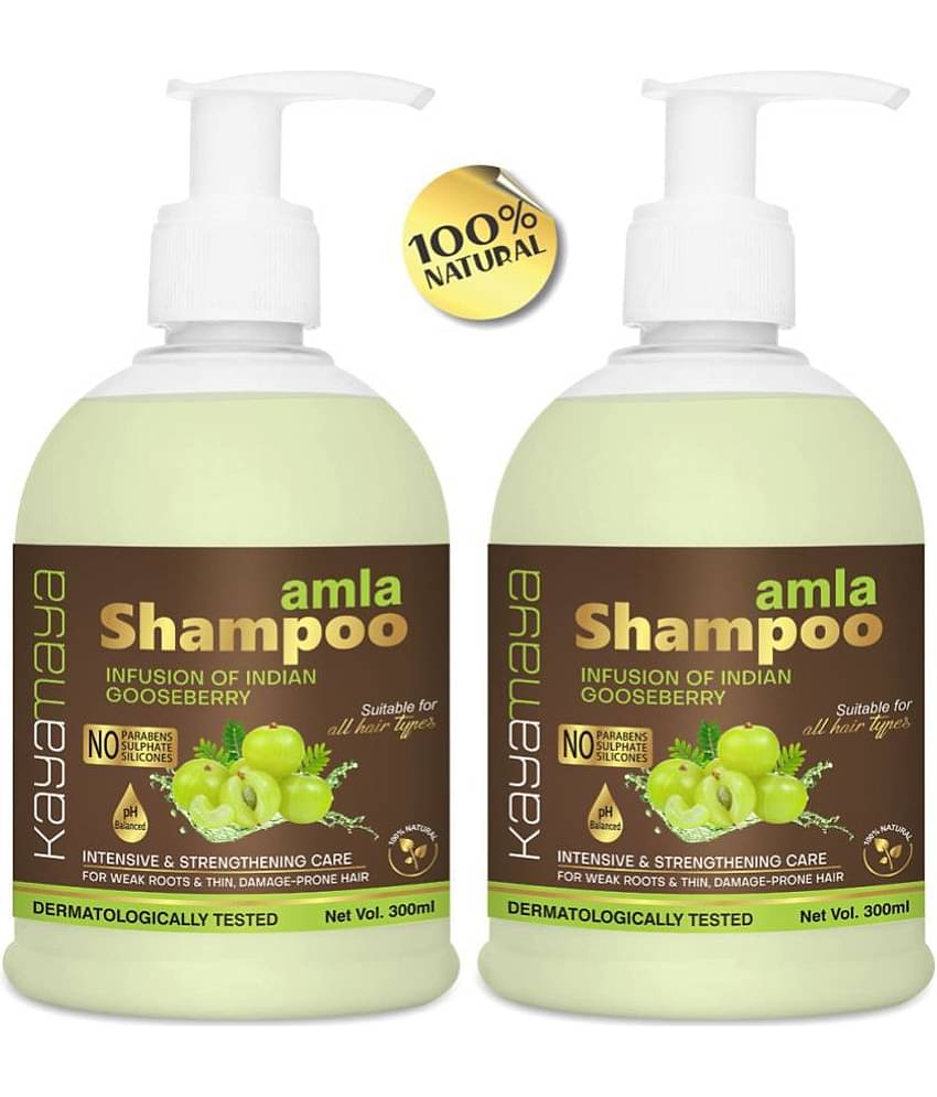 Kayamaya Amla Shampoo for Hair Growth & Root Strengthening Shampoo 600 mL Pack of 2