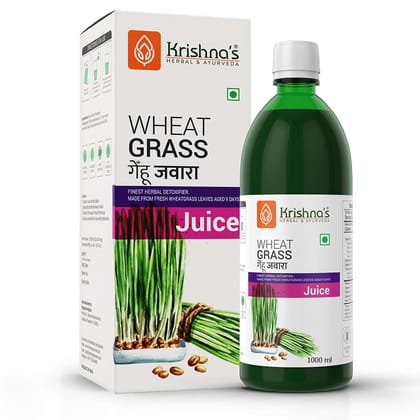 Krishna's Herbal & Ayurveda Wheatgrass Juice  1000 ml  Pack of 1