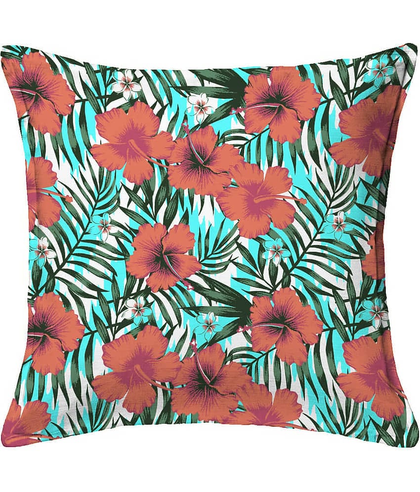 Houzzcode - Water Repellent Multi Polyester Pillow Covers 40x40x3 ( Pack of 1 )