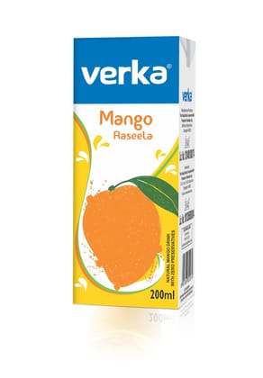 Verka Mango Raseela 200 Ml Tetra