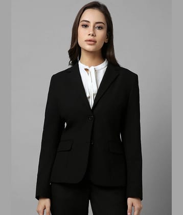 PLUS PARADISE - Cotton Blend Black Blazers