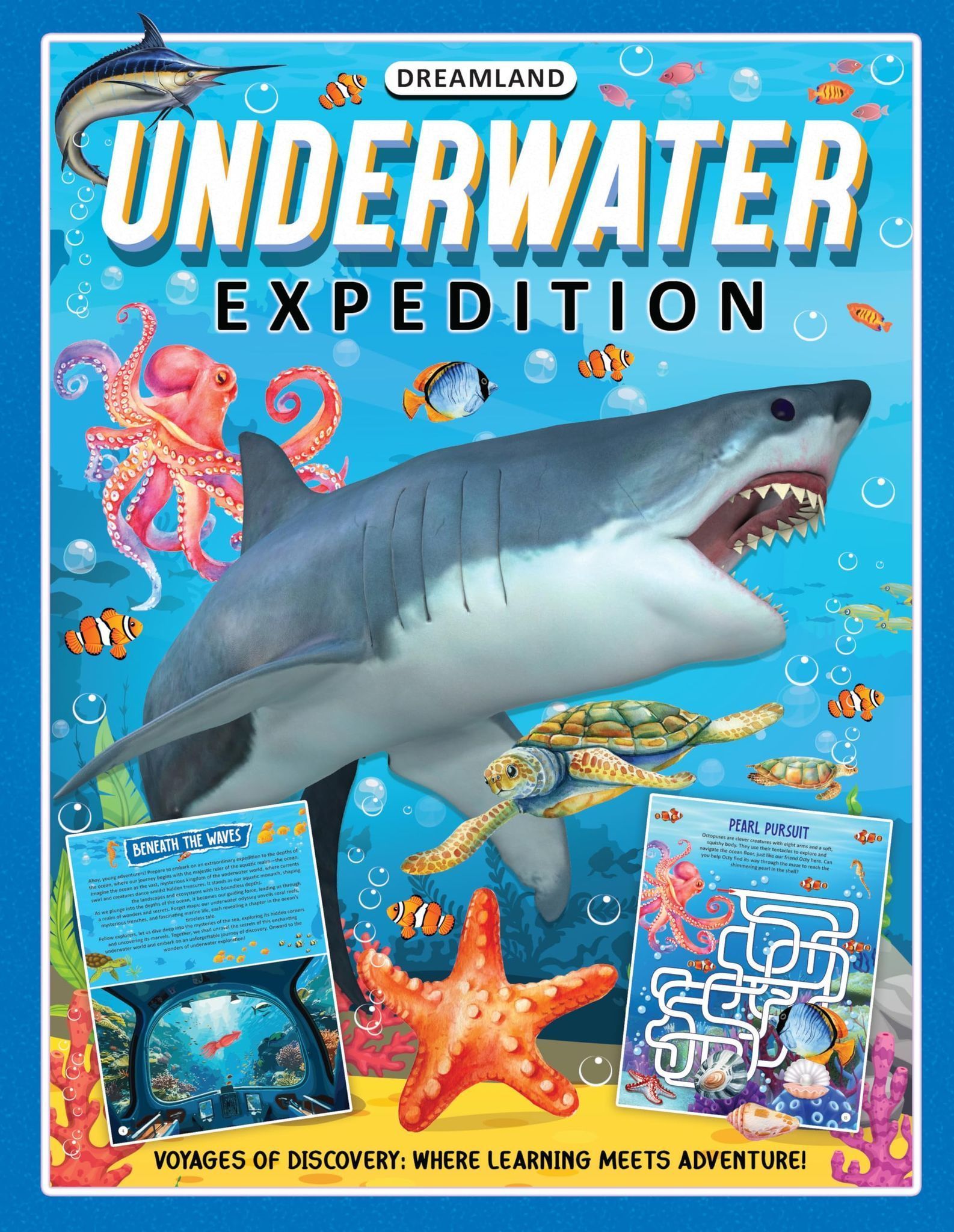 Underwater Expedition Activity Book for Kids Age 5 -10 years [Paperback] Dreamland Publications