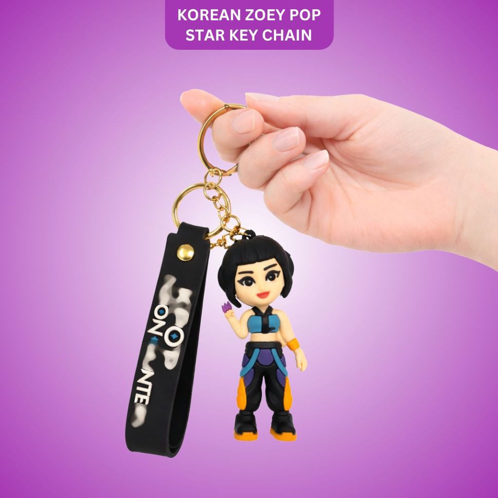 Kpop Cartoon Characters Zoey Key Chain - 1PC - Party and Festive Needs | Buy online on ZillyBuy