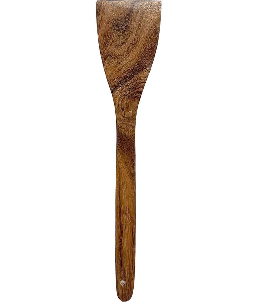 Dynore Brown Wood Flipper Spatula ( Pack of 1 )
