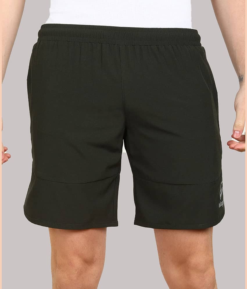 SLAGEN - Olive Green Polyester Men's Running Shorts ( Pack of 1 )