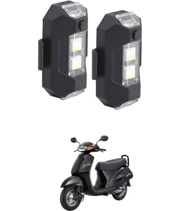 Helmet Night Lights 7 Colors Multicolor Led Light with USB Rechargeable Multipurpose IP67 Waterproof for Motorbike, Helmet, Pack of 2