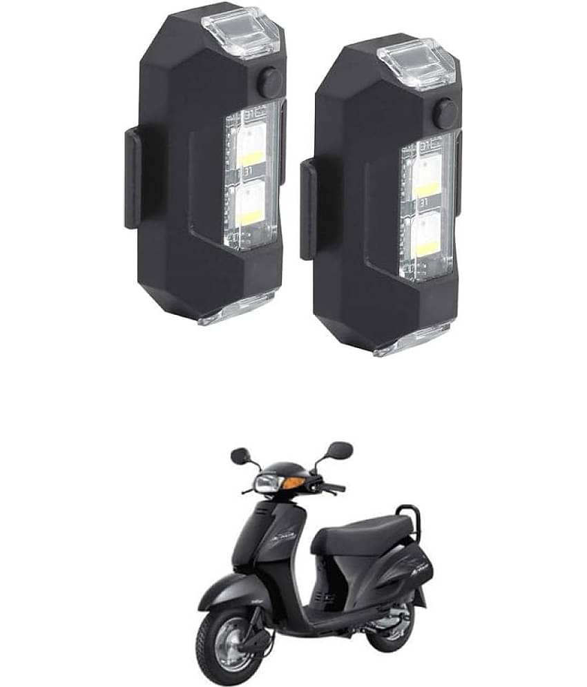 Helmet Night Lights 7 Colors Multicolor Led Light with USB Rechargeable Multipurpose IP67 Waterproof for Motorbike, Helmet, Pack of 2