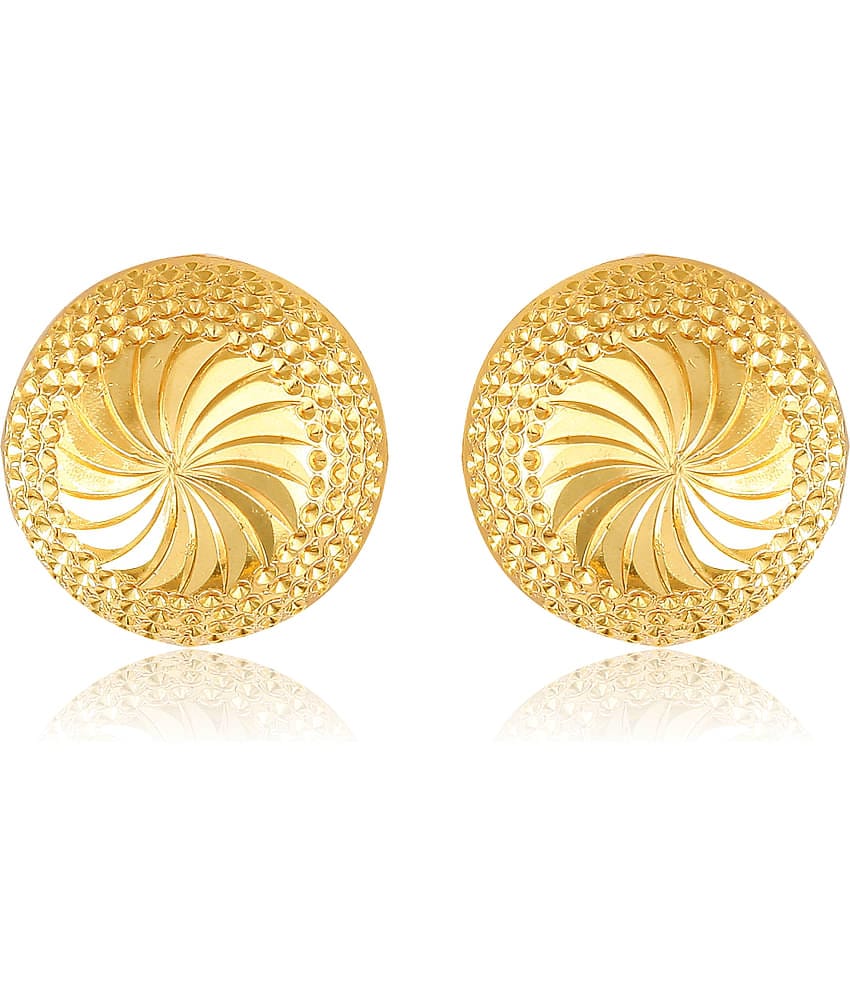 Vighnaharta Glittering glance Gold Plated Screw back alloy dangler studs Earring for Women and Girls   [VFJ1644ERG ]