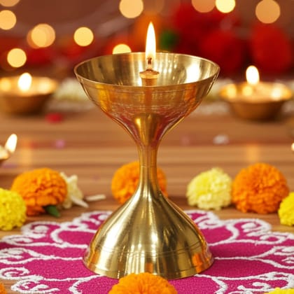 Brass Akhand Deepak No. 13 (ZMAS193 M)