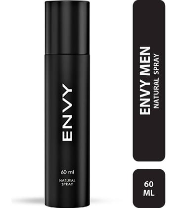 Envy Natural Spray Perfume Premium & Long Lasting Eau de Parfum - For Men 60 ml (Pack of 1)