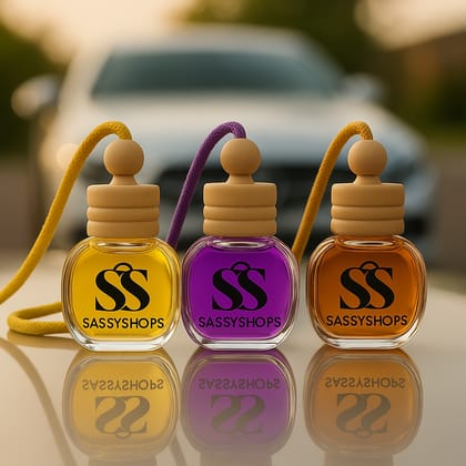 The Sassy Trio – Premium Car Perfume Pack (Set of 3) | Hanging Car Reed Diffuser The Sassy Trio – Premium Car Perfume Pack (Set of 3) | Hanging Car Reed Diffuser