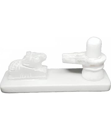 KRAFT CLOUDS - Marble Shivling Idol ( 6 cm )