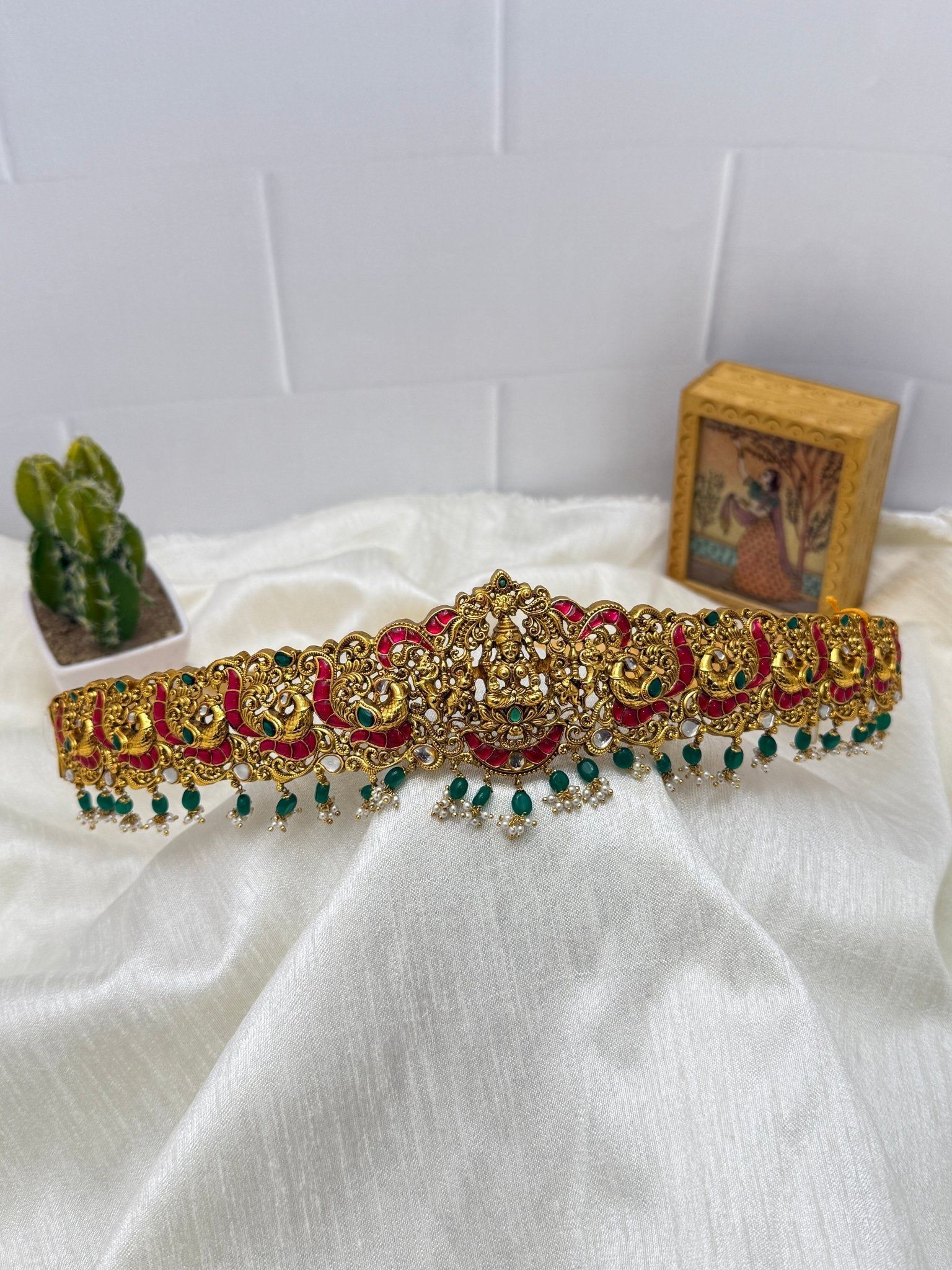 Antique Vaddanam Kamarbandh 6834-24 to 44 adjustable