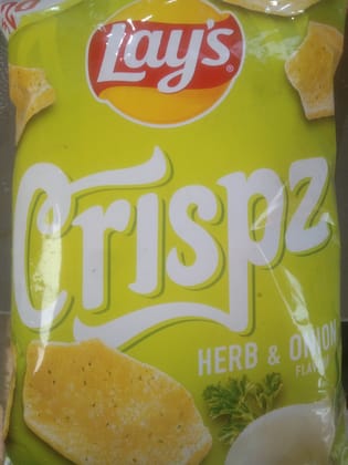 Lays crispz herb & onion
