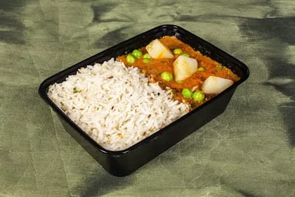 Aloo Matar Rice Bowl