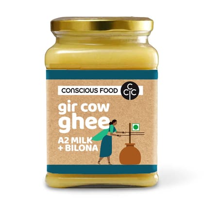Conscious Food Gir Cow Ghee 600 Ml Conscious Food Gir Cow Ghee 600 Ml