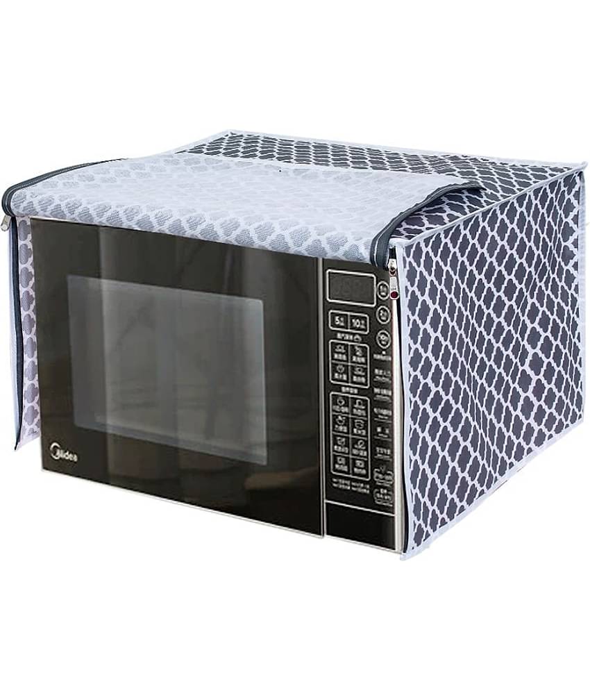 PrettyKrafts Single Polyester Gray Kitchen Shelf Cover Cover