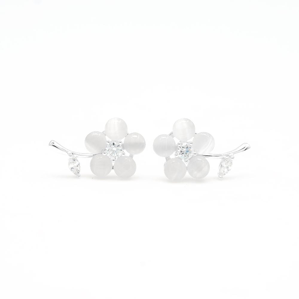 Via Studs | 925 Silver Earrings for Women-Silver
