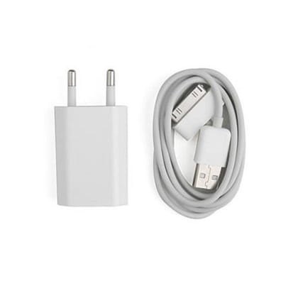 Complete Charger with Dock Charging Adapter and 1 Meter Data cable for Apple Iphone 4S