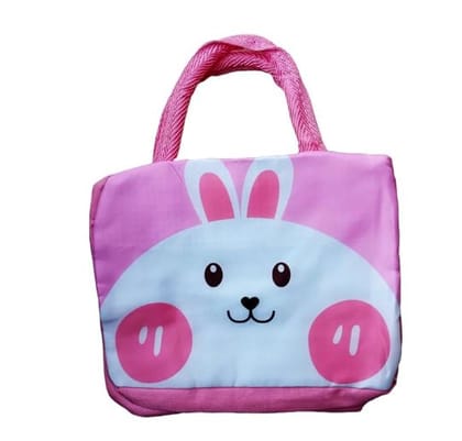 NeedVibes Insulated Lunch Bag, Reusable Tote for Women, School,Students, Kids and Picnic (Pink)