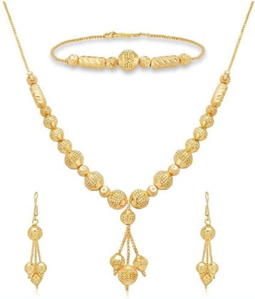 Sukkhi - Gold Alloy Necklace Set ( Pack of 1 )