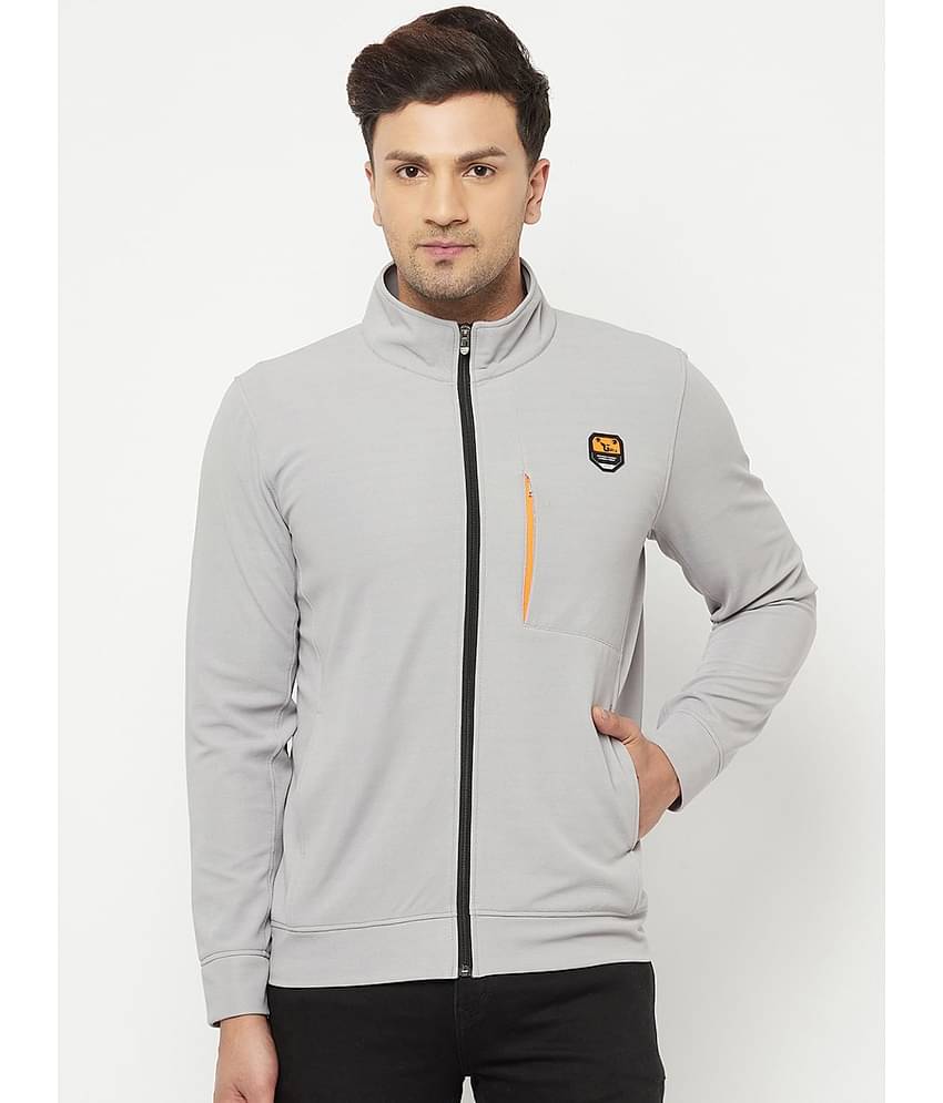 Glito - Grey Polyester Blend Relaxed Fit Men's Casual Jacket ( Pack of 1 )