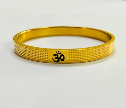 Om Full Gold -Plated Bracelet For Men& Women
